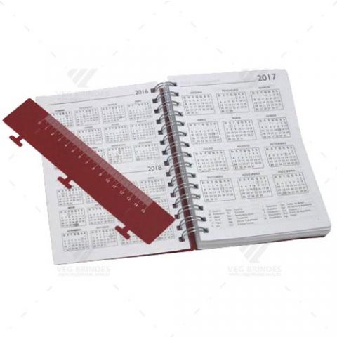 Brindes agendas capa plástica personalizadas