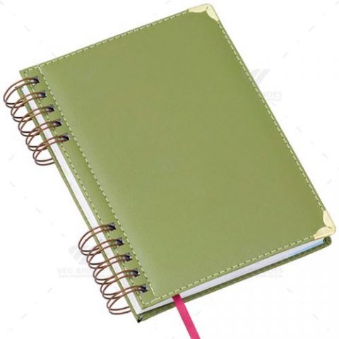 Brindes agendas wire-o luxo 16x20 personalizadas.