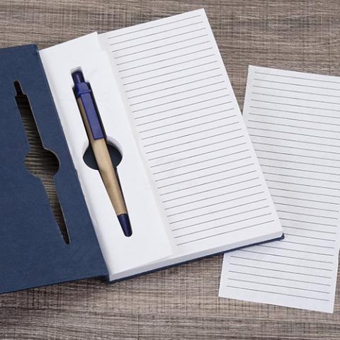 Brindes Blocos de Notas Ecológicos Personalizados.