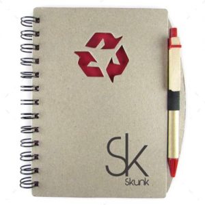 Brindes blocos de notas ecológicos personalizados