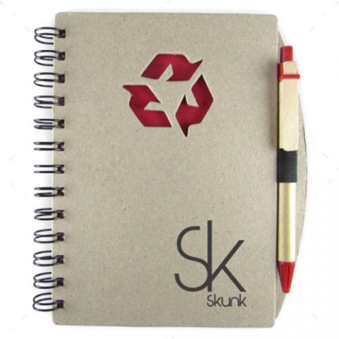 Brindes blocos de notas ecológicos personalizados