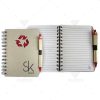 Brindes blocos de notas ecológicos personalizados.