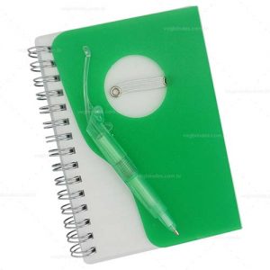 Brindes blocos de notas personalizados.