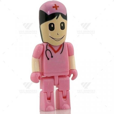 Brindes pen drives enfermeira Personalizados.