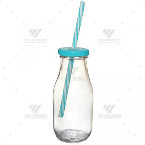 Brindes garrafa vidro retrô 310ml personalizadas