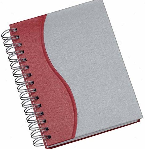Brindes agendas wire-o personalizadas.