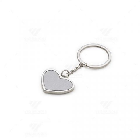 Brindes Chaveiros Metal Coração Personalizados.