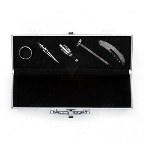 Brindes Kits Vinho 5pçs Personalizados.