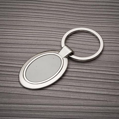 Brindes Chaveiros Metal Oval Personalizados.
