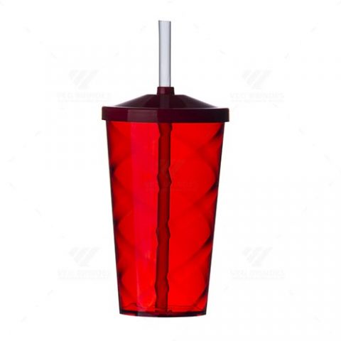 Brindes Copos Super Drink 550ml Canudo Personalizados.