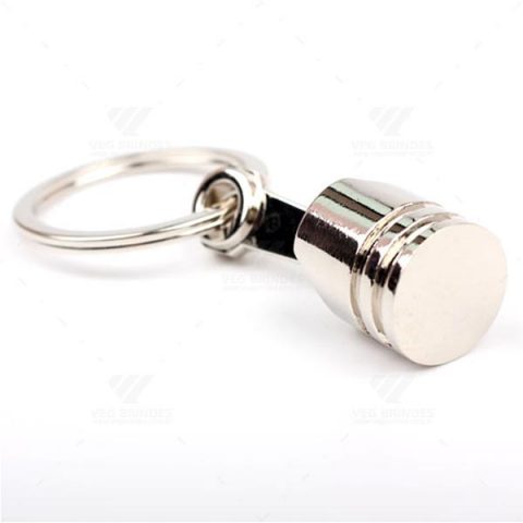 Brindes Chaveiros Metal Pistão Personalizados.