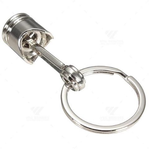 Brindes Chaveiros Metal Pistão Personalizados.