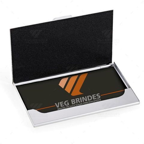 Brindes Porta-Cartões e Caneta Personalizados.