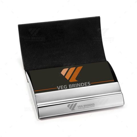 Brindes Porta-Cartões e Caneta Personalizados.