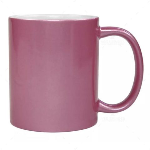 Brindes Canecas Cerâmicas Rosas Brilhantes Personalizadas.