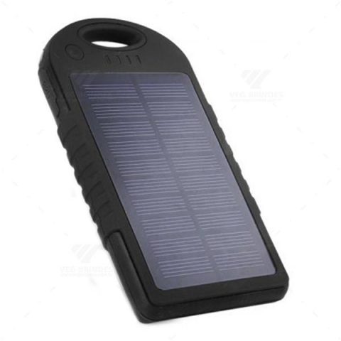 Brindes Power Bank Solar 5.800mAh Personalizados.
