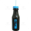Brindes Garrafas Retrô 550ml Pretas com Canudo Personalizadas.