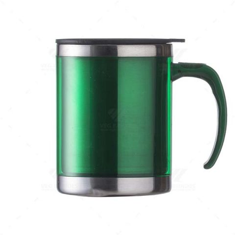Brindes Canecas Acrílico:Inox 400ml Personalizadas - Veg Brindes.