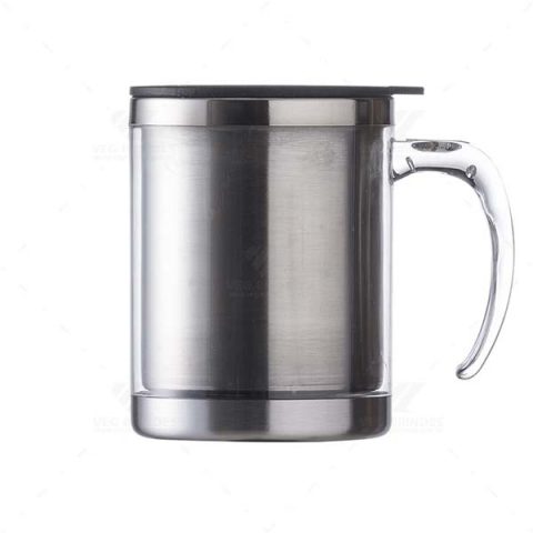 Brindes Canecas Acrílico:Inox 400ml Personalizadas - Veg Brindes.