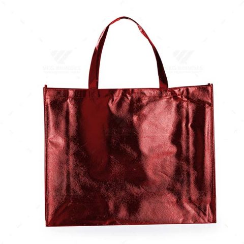 Brindes Sacolas TNT Metalizadas 40x50cm Personalizadas - Veg Brindes.