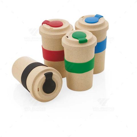 Brindes Copos Ecológicos Fibra de Bambu 450ml Personalizados - Veg Brindes.