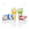Brindes Copos Silicone Retráteis 500ml Personalizados - Veg Brindes Curitiba.