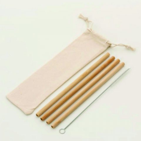 Brindes Kits Canudos em Bambu e Escova Personalizados - Veg Brindes Curitiba.