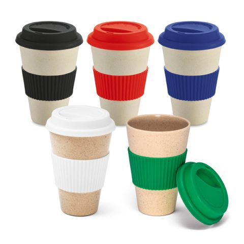 Brindes Copos Ecológicos Fibra de Bambu 450ml Personalizados - Veg Brindes Curitiba.