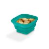 Base de Mesa Bambu 3 Potes Silicone Personalizada - Veg Brindes Curitiba.