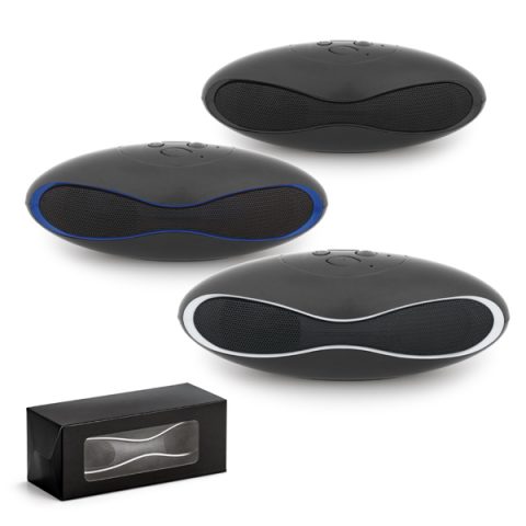 Caixa de Som Bluetooth 3W:4Ω ABS Personalizada - Veg Brindes Curitiba.