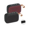 Caixa de Som Bluetooth 3W:4Ω ABS Poliéster Personalizada - Veg Brindes Curitiba.