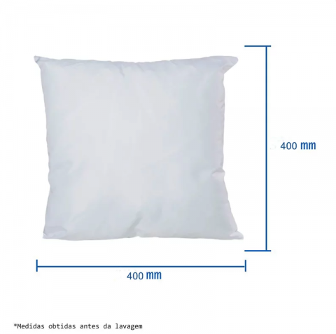 Capa Almofada Poliéster 40x40cm Personalizada - Veg Brindes Curitiba.