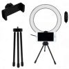 Iluminação Ring Light USB de Mesa 16cm Personalizada - Veg Brindes Curitiba.