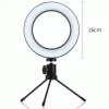 Iluminação Ring Light USB de Mesa 16cm Personalizada - Veg Brindes Curitiba.