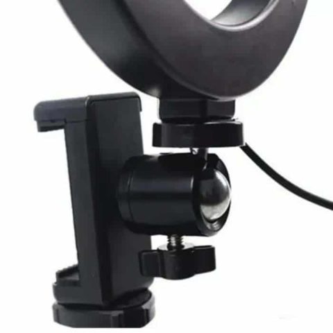 Iluminação Ring Light USB de Mesa 16cm Personalizada - Veg Brindes Curitiba.