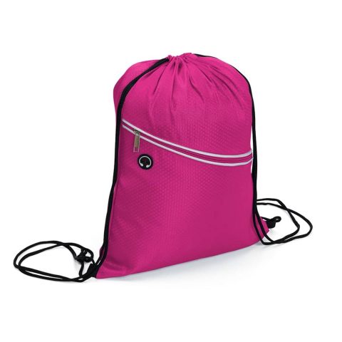 Sacochila Poliéster Impermeável 35x42cm Personalizada - Veg Brindes Curitiba.