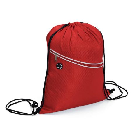 Sacochila Poliéster Impermeável 35x42cm Personalizada - Veg Brindes Curitiba.