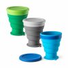Brinde Copo Silicone Retrátil 400ml Personalizado - Veg Brindes Curitiba.