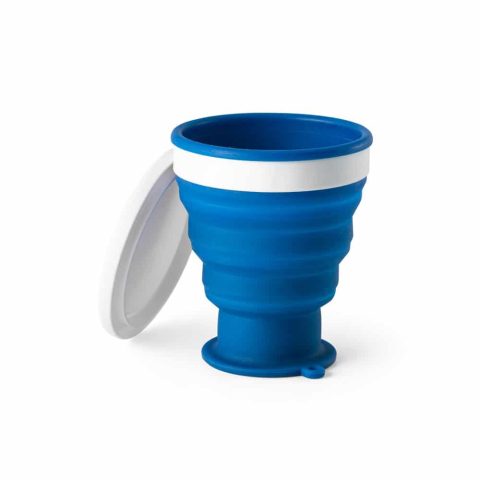 Brinde Copo Silicone Retrátil 400ml Personalizado - Veg Brindes Curitiba.