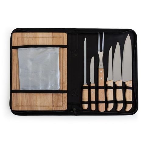 Brindes Kit Churrasco 8pçs Personalizado - Veg Brindes Curitiba.