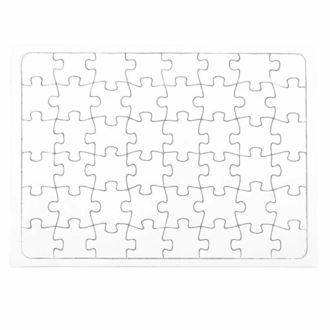 Brinde Quebra-cabeça 20x28cm 48 Peças Personalizado - Veg Brindes Curitiba.