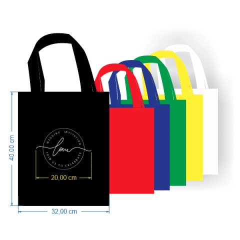 Brinde Sacola Bagum 32x40cm Personalizada - Veg Brindes Curitiba.