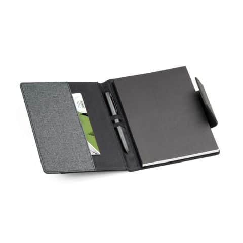 Brinde Moleskine A5 com Capa Couro Sintético Personalizado - Veg Brindes Curitiba.