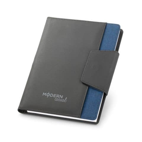 Brinde Moleskine A5 com Capa Couro Sintético Personalizado - Veg Brindes Curitiba.