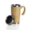 Brinde Caneca Ecológica em Bambu Inox 500ml Personalizada - Veg Brindes Curitiba.