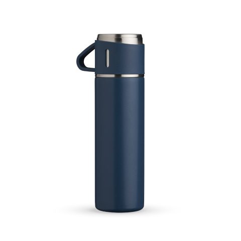 Brinde Garrafa Térmica Inox 450ml Personalizada - Veg Brindes Curitiba.