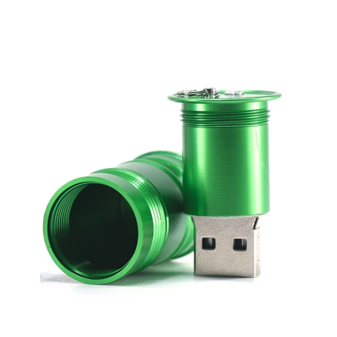Brinde Pen Drives Barril Metal Personalizado - Veg Brindes Curitiba.