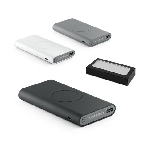 Brinde Power Bank ABS 10.000mAh Personalizado - Veg Brindes Personalizados.