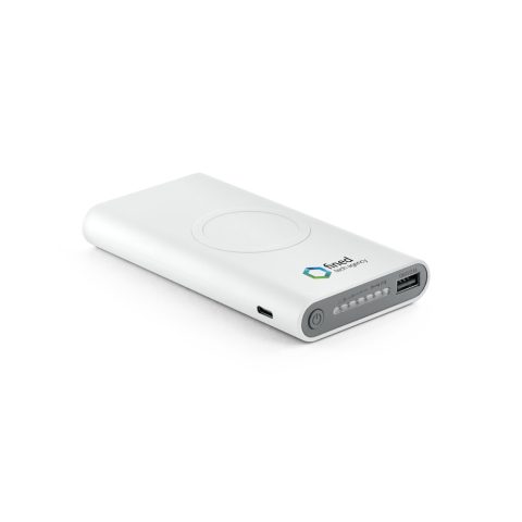 Brinde Power Bank ABS 10.000mAh Personalizado - Veg Brindes Personalizados.