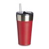 Brinde Copo Térmico 500ml Tampa Canudo Personalizado - Veg Brindes Corporativos Personalizados.